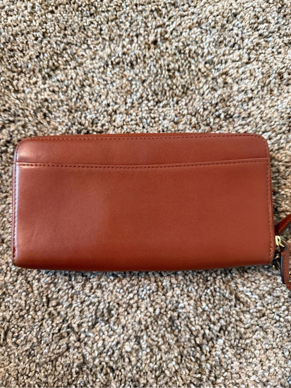 COACH Brown Leather Legacy Duffle Shoulder Bag 19889 Gold Hardware with Wallet